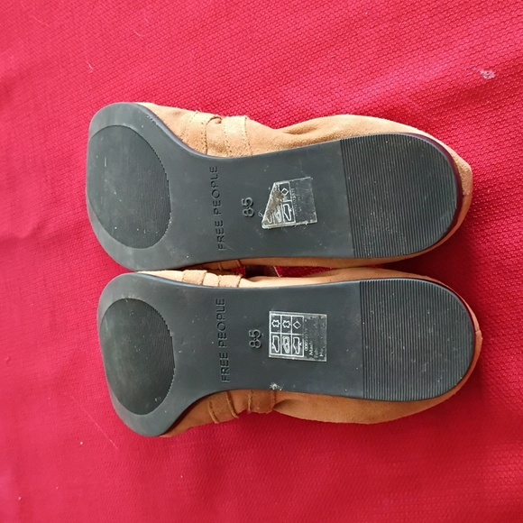 FREE PEOPLE SUEDE MARY JANES SHOES - Picture 7 of 8